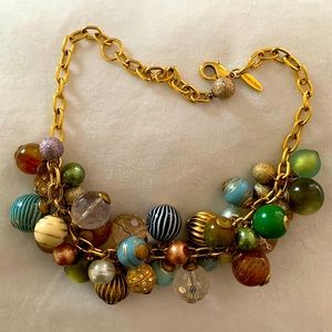 Bead and bauble necklace